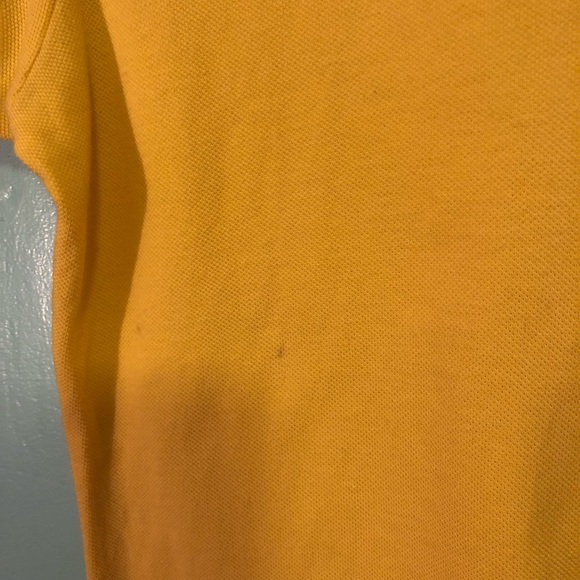 Ralph Lauren yellow boys polo button up collar - Picture 3 of 9